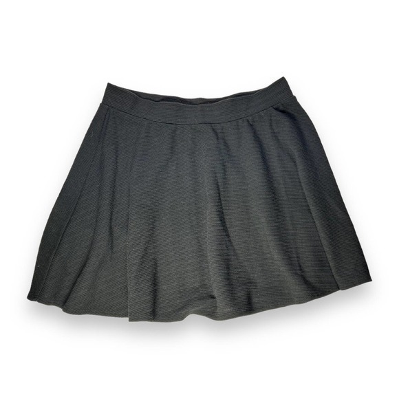 Joe B. Black Textured Striped Skater Skirt Size Large - "Charnette" - Picture 1 of 8